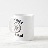 Mug Donuts avec Papa Conception de chemise de Donut Vi (Devant gauche)