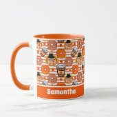Mug Donuts d'action de grâce et tranches d'orange de l (Gauche)