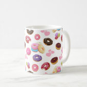 Mug Donuts et Coeurs colorés et savoureux (Devant droit)