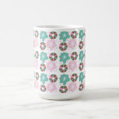 Mug Donuts glaçés de Noël gribouillis rose (Centre)