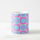 Mug Donuts Lilac Et Turquoise Avec Remplissage Sur Ros (Centre)