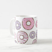 Mug Donuts Roses, Donuts Violets, Saupoudrages, Votre  (Devant gauche)