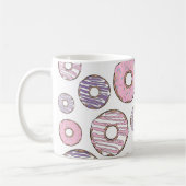Mug Donuts Roses, Donuts Violets, Saupoudrages, Votre  (Gauche)