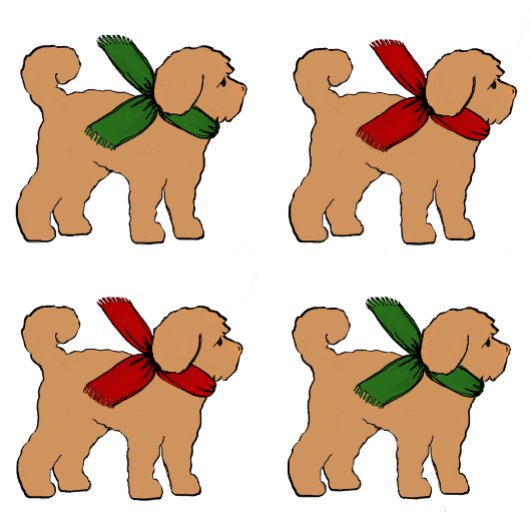 Mug Doodé Chien Chien Chien Noël