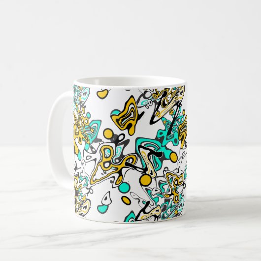 Mug Doodle, abstrait (Devant gauche)