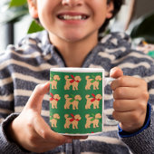 Mug Doodle Chien Chiot Noël Fête de Noël