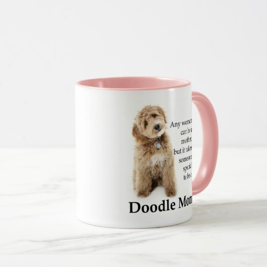 Mug Doodle Chien Maman (Devant droit)
