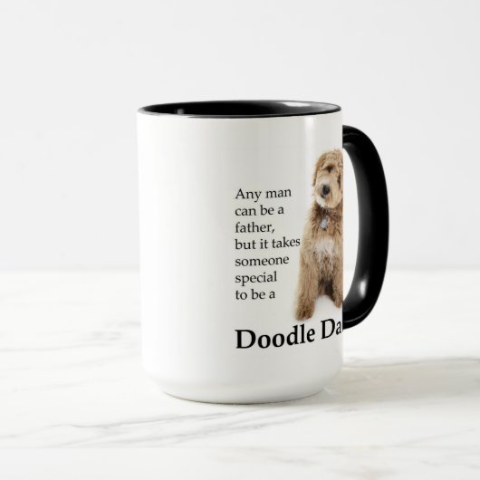 Mug Doodle Chien Papa (Devant droit)