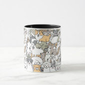 Mug Doodle de chien mignon (Centre)