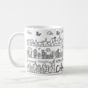 Mug Doodle de Cute City