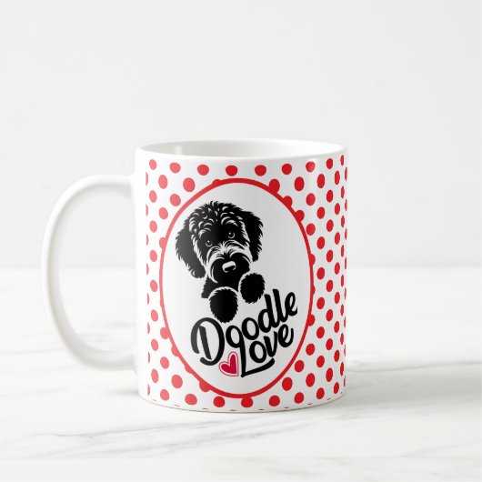 Mug Doodle Dog Love (Gauche)