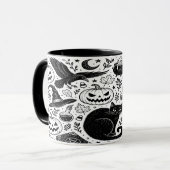 Mug Doodle Halloween (Devant gauche)