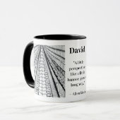 Mug Doodle Moderne avec Citation sur la Perspective et (Devant gauche)