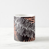 Mug Doodle Palm : Motif Leafy Dessiné À La Main. (Centre)