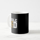 Mug Doodle Papa Funny Goldendoodle Meilleur Chien Papa (Devant gauche)
