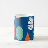 Mug Doodle Trees : Vintage Enfants Arrière - plan. (Centre)