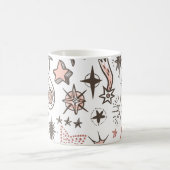 Mug Doodles cosmiques : Étoiles et comètes (Centre)
