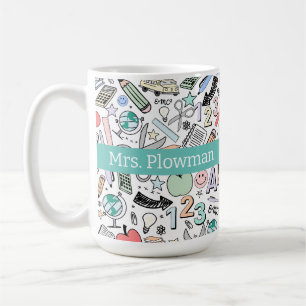 Mug Doodles de l'école d'enseignant amusant