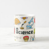 Mug Doodles de science : Ensemble d'écoles à main. (Centre)
