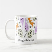 Mug Doodles d'Halloween mignonette Citrouille chat crâ (Gauche)