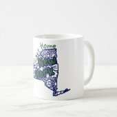 Mug Doodles floraux de New York (Devant droit)