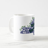 Mug Doodles floraux de New York (Devant gauche)