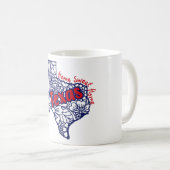 Mug Doodles floraux du Texas (Devant droit)