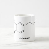 Mug Dopamine Molecule Chimie Biochimie (Centre)