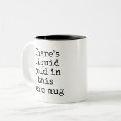 Mug d'or liquide amusant (Devant gauche)