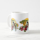 Mug d'Oranges Florales Africaines (Devant gauche)