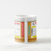 Mug d'ordonnance RX amusant (Centre)