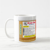 Mug d'ordonnance RX amusant (Gauche)