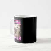 Mug Dormeuse professionnelle Chat endormi drôle Chats (Devant gauche)