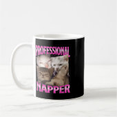 Mug Dormeuse professionnelle Chat endormi drôle Chats (Gauche)