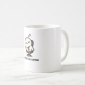 Mug Dormeuse professionnelle - Personnage de bureau mi (Devant droit)