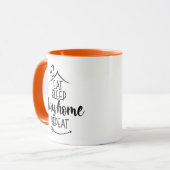 Mug Dormir à la maison Répéter (Devant gauche)