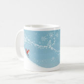 Mug Dormir amusant Musique d'hiver (Devant gauche)
