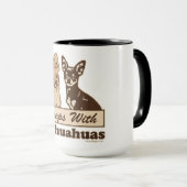 Mug Dormir au Chihuahuas (Devant droit)