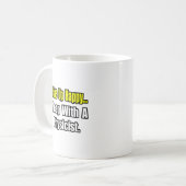 Mug Dormir avec un physicien (Devant gauche)