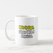 Mug Dormir avec un physicien (Gauche)