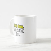 Mug Dormir avec un pilote (Devant gauche)