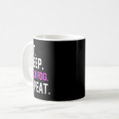 Mug Dormir Cerveau brouillard Répéter Fibromyalgie Sen (Devant gauche)
