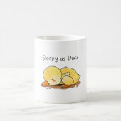 Mug Dormir comme canard (Centre)