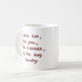 Mug Dorothy (Devant gauche)