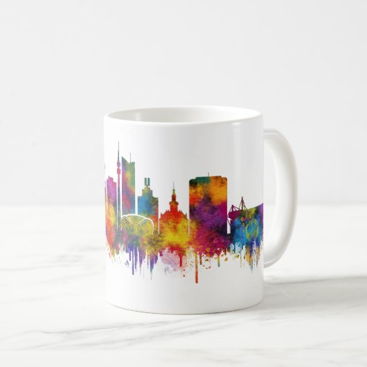Mug Dortmund Germany Skyline (Devant droit)