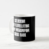 MUG … DOS DE CROIX DE SELF-FLAGELLATING… (Devant gauche)