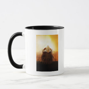 Mug Dos de tête avec la couronne