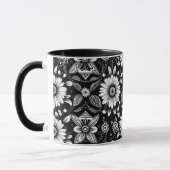 Mug Dose de marguerite N&B  (Gauche)