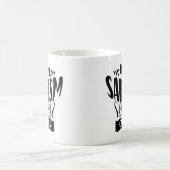 Mug Dose Sarcastique Humour amusant Simple Gras Noir p (Centre)