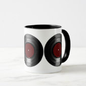 Mug Dossier de vinyle (Devant droit)